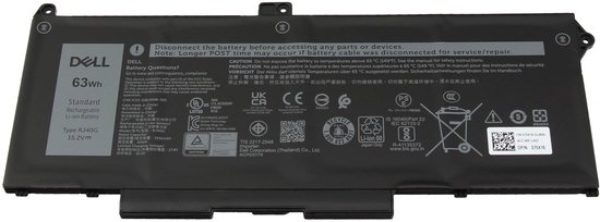 Dell 75X16 Batterij - 63Wh - (15,2V 4-cels) | bol