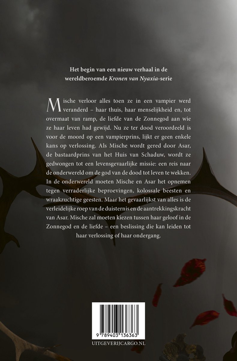 Kronen van Nyaxia - The Songbird and the Heart of Stone - back cover