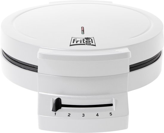 FRITEL Wafelijzer - A202 - Wafelmaker PFAS vrij - Wafelmachine voor Hartjeswafels - Hartjeswafelijzer - 5 Hartjeswafels - Wafelbakijzer met Vaste Bakplaten - Wit - 1200W van Fritel — afbeelding 3