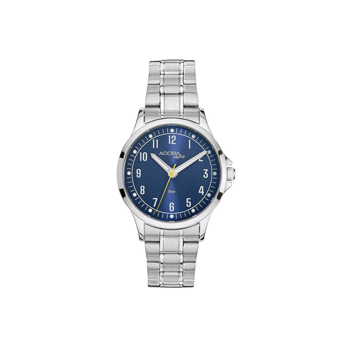 Saphir Adora Dameshorloge AS4647 - Ø32 mm - Edelstaal - Saffierglas - Quarts - 5 ATM waterdicht - Faltsluiting