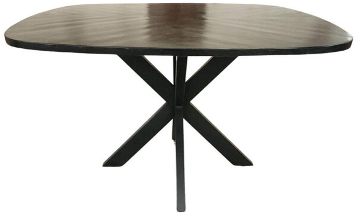 Tower Living Eetkamertafel Silvi Zwart 130cm