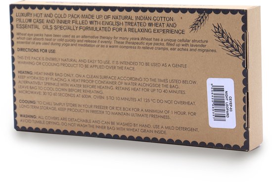 Luxe Lavendel Oogkussen in Cadeauverpakking - Yoga - Meditatie - Ontspanning - Ideaal bij Hoofdpijn & Stress - Nachtluipaard Print van Luxe — afbeelding 5
