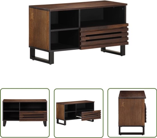 Eiken salontafel vintage of tweedehands