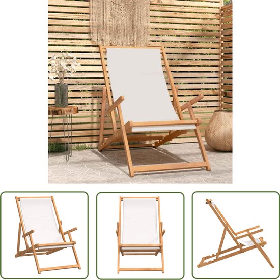 KADAX Chaise longue, chaise de plage en bois, transat jusqu'à 120 kg, chaise longue en bois de hêtre, chaises pliantes en bois, chaise de plage, chaise pliante