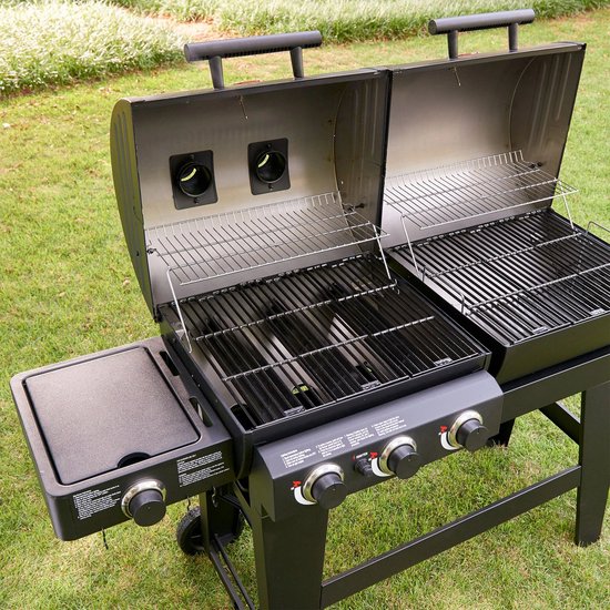 Char-Griller® Double Play gas- en houtskoolbarbecue van Char-Griller — afbeelding 3