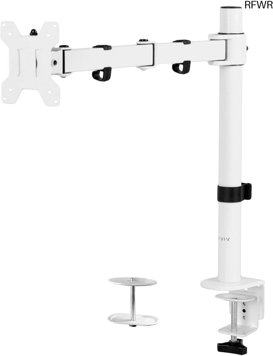 Image of RFWR® Verstelbare Monitorarm voor Bureau tot 32" en Ultrawide tot 38" - VESA 75x75mm / 100x100mm