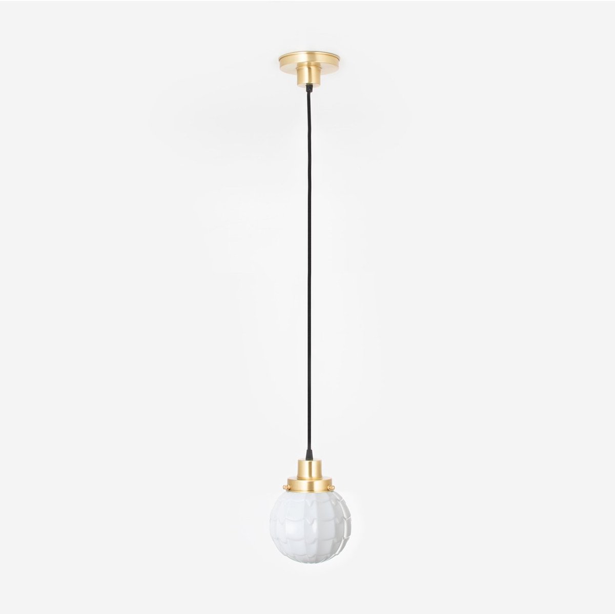 Hanglamp aan snoer Artichoke 20's Messing - Art Deco Trade