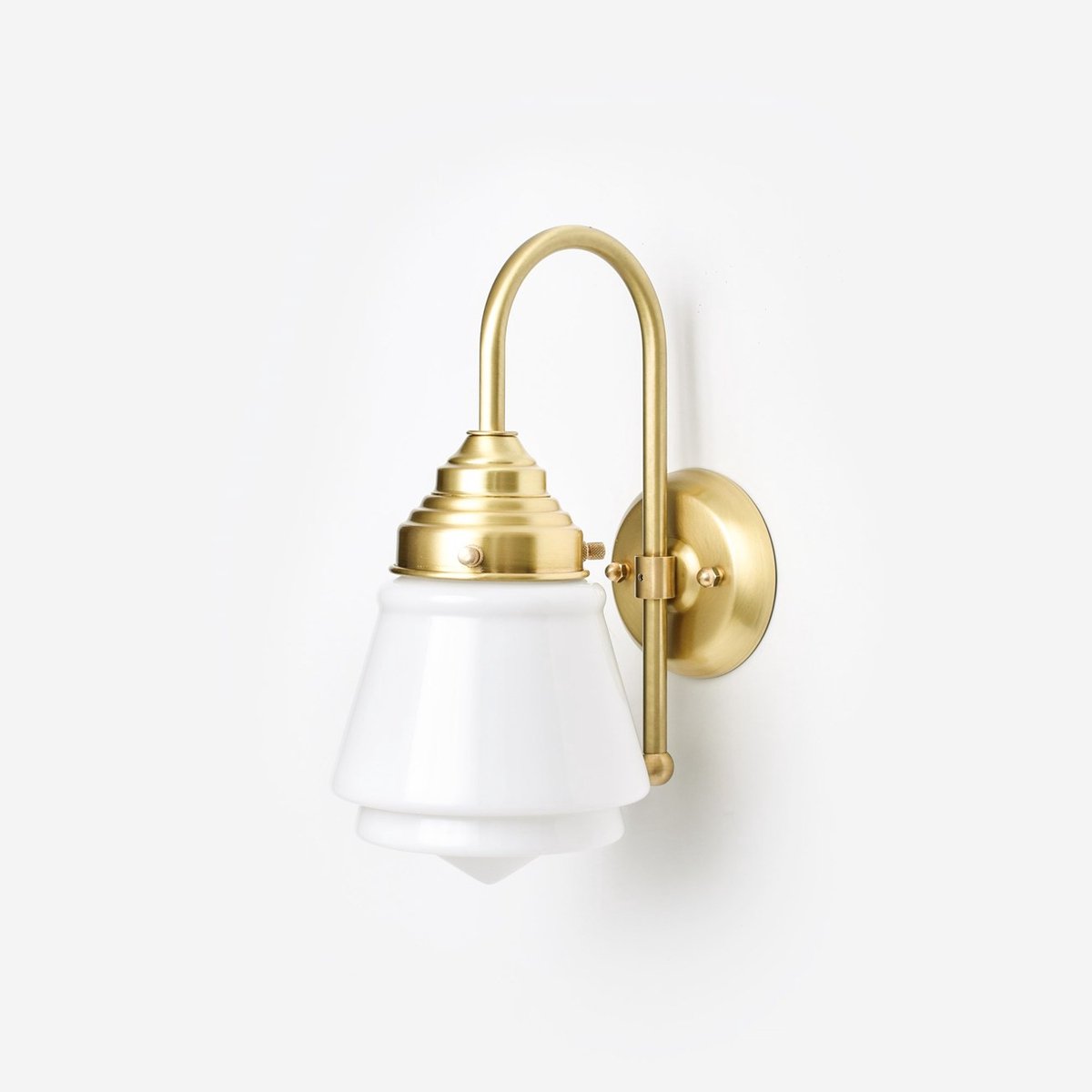 Wandlamp Komeet Meander Messing - Art Deco Trade