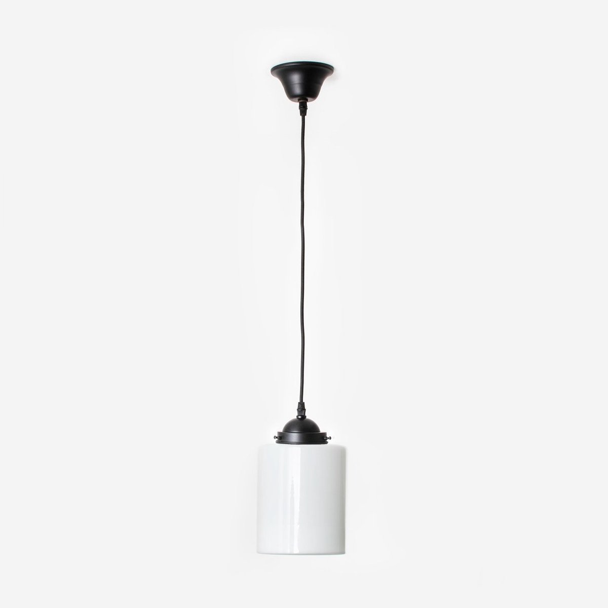 Coloured by Art Hanglamp aan snoer Strakke Cilinder Moonlight - Art Deco Trade Zwart