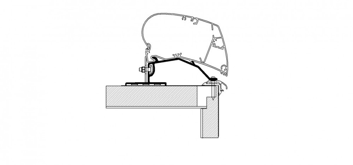 Thule Caravan Roof Adapter 600