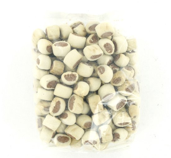 Hondenkoekjes Mini Mergkoekjes Rund 1 Kg Voordeelzak - Hondensnacks - Kauwsnacks - Puppykluifjes