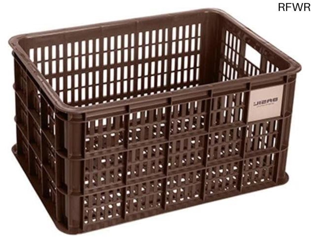 RFWR® Fietskrat Groot 40 Liter Bruin