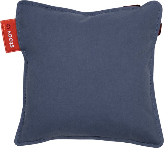 Stoov S2 Warmtekussen | Ploov Midnight Blue | Duurzaam & Draadloos | Infrarood warmtekussen | 45x45 cm | Standard batterij