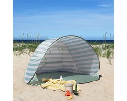 Petite Amélie Strandtent Pop up - Mintgroen - UPF 40+ zonbescherming - Pop-up ontwerp - Mesh raam voor optimale ventilatie - Incl. opbergtas en 4 grondharingen