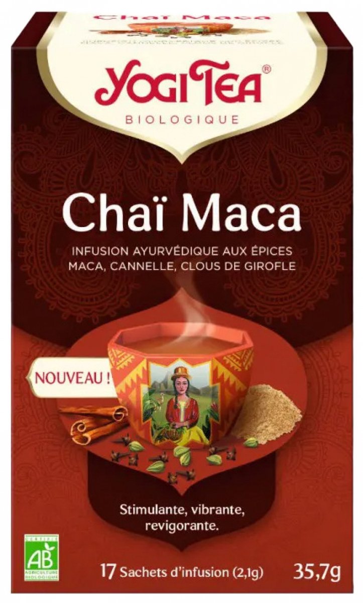 Yogi Tea Chaï Maca Organic 17 Zakjes