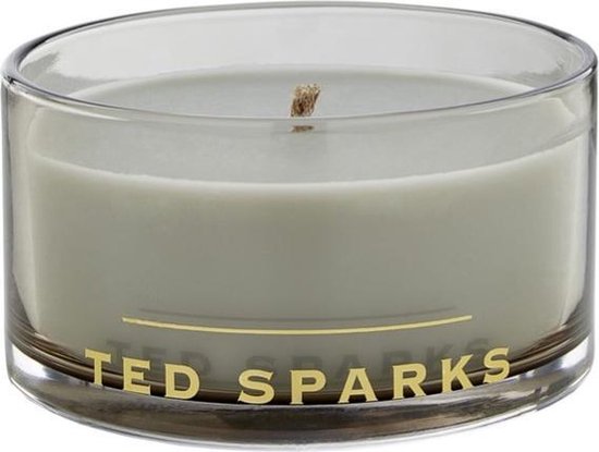Ted Sparks - Buiten Geurkaars - 50 Branduren - 1 Lont - Luxe Verpakking - Beige