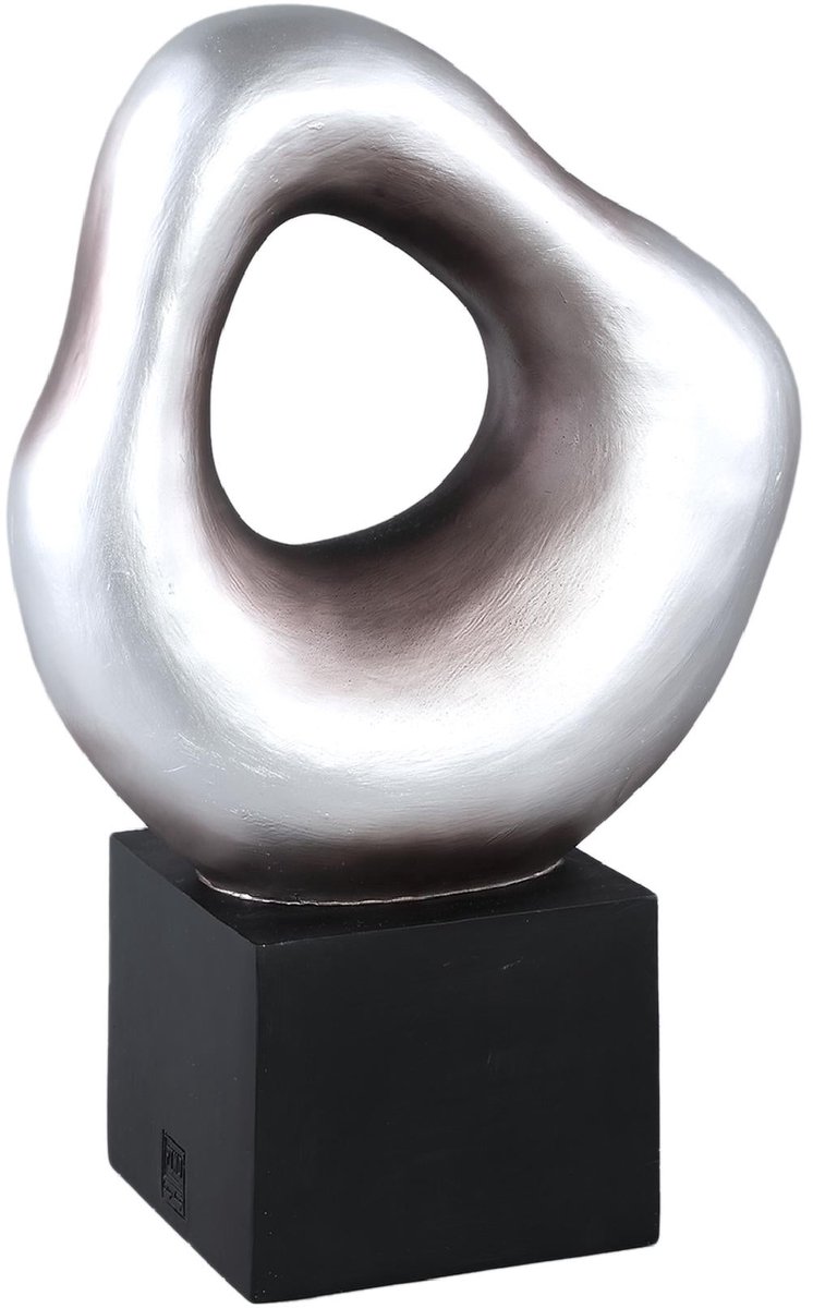 PTMD Deco Object Dolcey - 27x14x40 cm - Polyester - Zilver