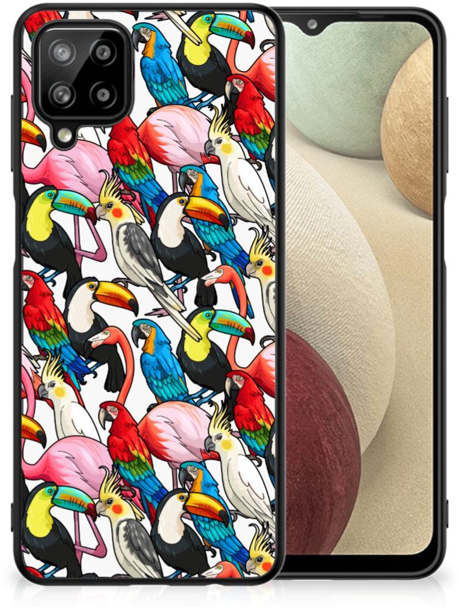 Samsung Galaxy A12 Dierenprint Telefoonhoesje Birds