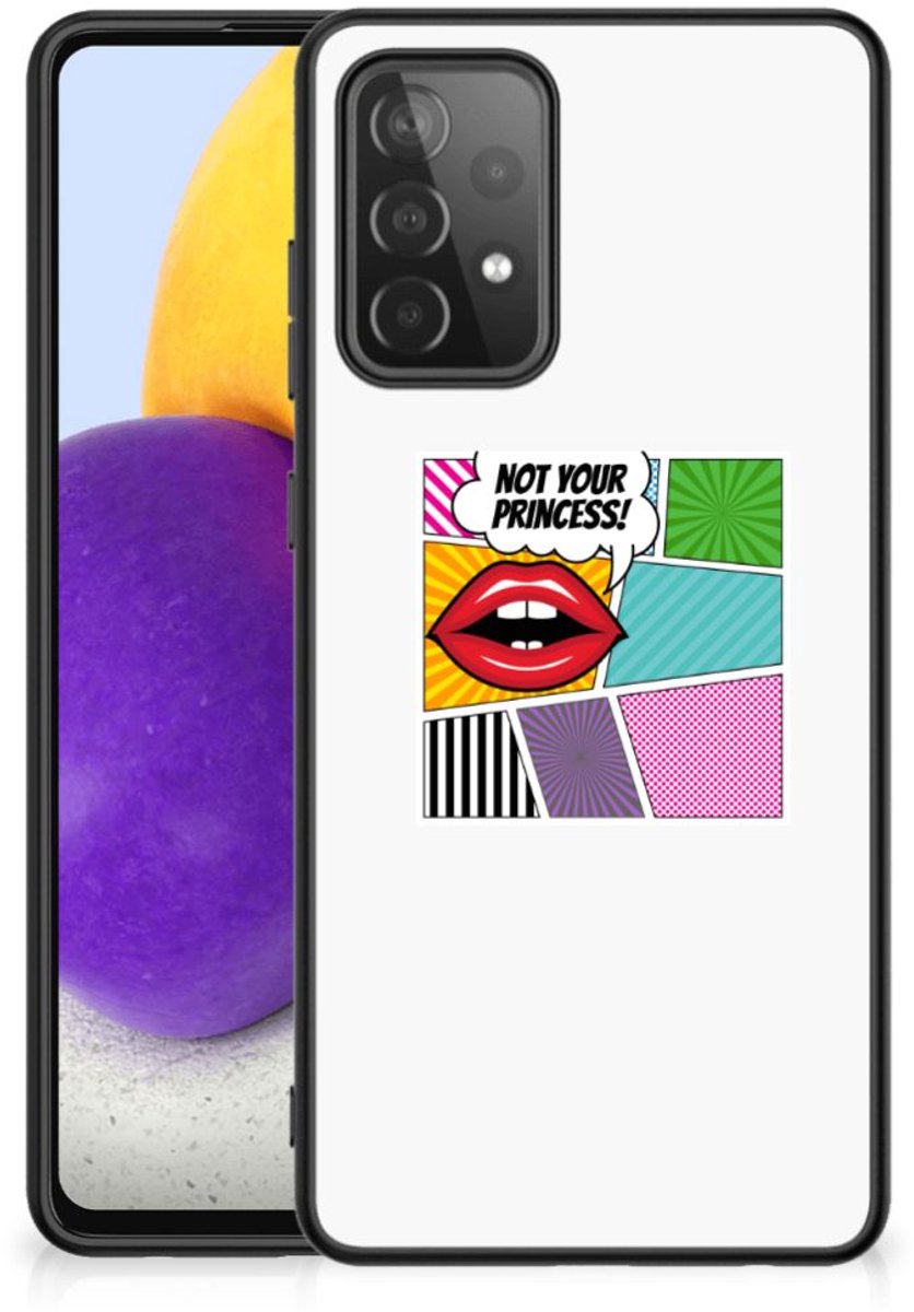 Samsung Galaxy A72 (5G/4G) GSM Cover Popart Princess