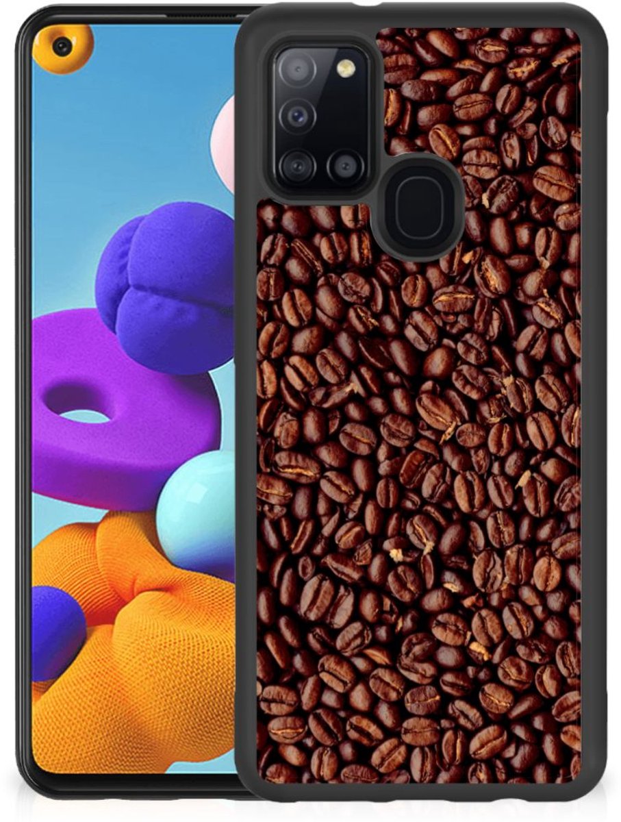 Samsung Galaxy A21s Silicone Case Koffiebonen