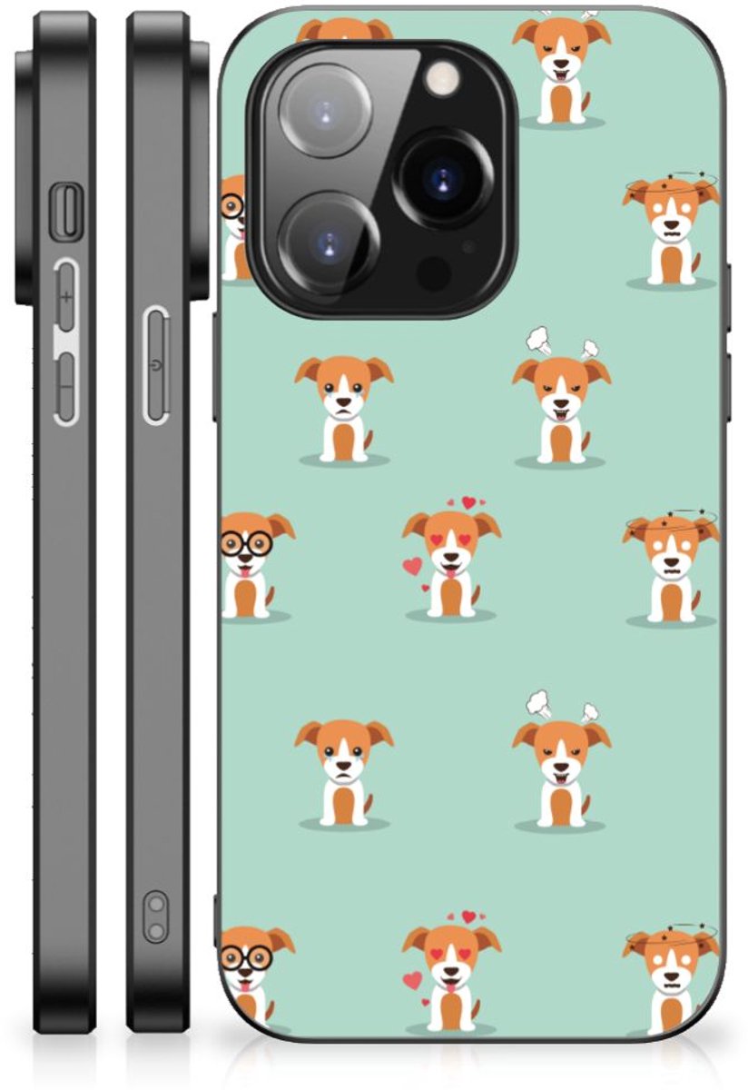 iPhone 14 Pro Dierenprint Telefoonhoesje Pups