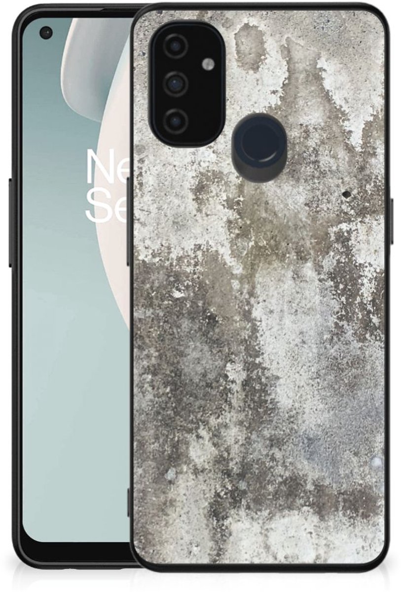 OnePlus Nord N100 Marmeren Print Telefoonhoesje Beton Print