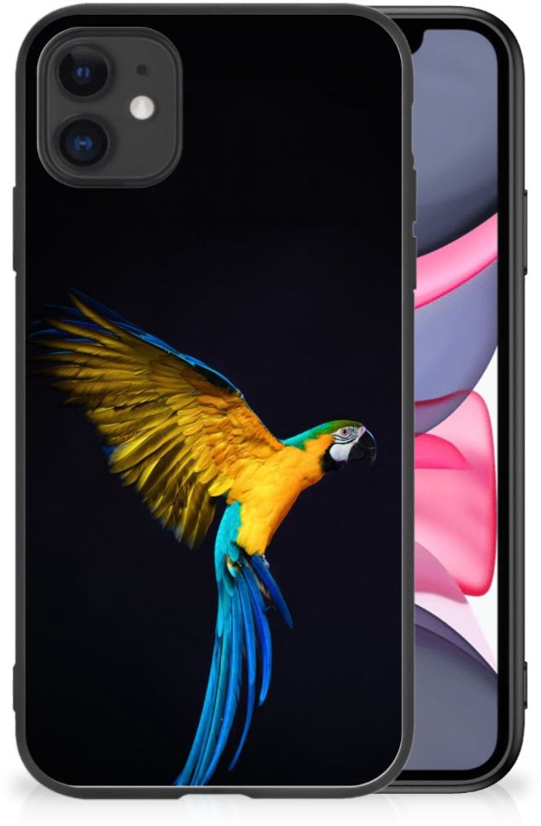 iPhone 11 Dierenprint Telefoonhoesje Papegaai