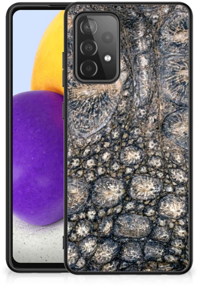 Samsung Galaxy A72 (5G/4G) Dierenprint Telefoonhoesje Krokodillenprint
