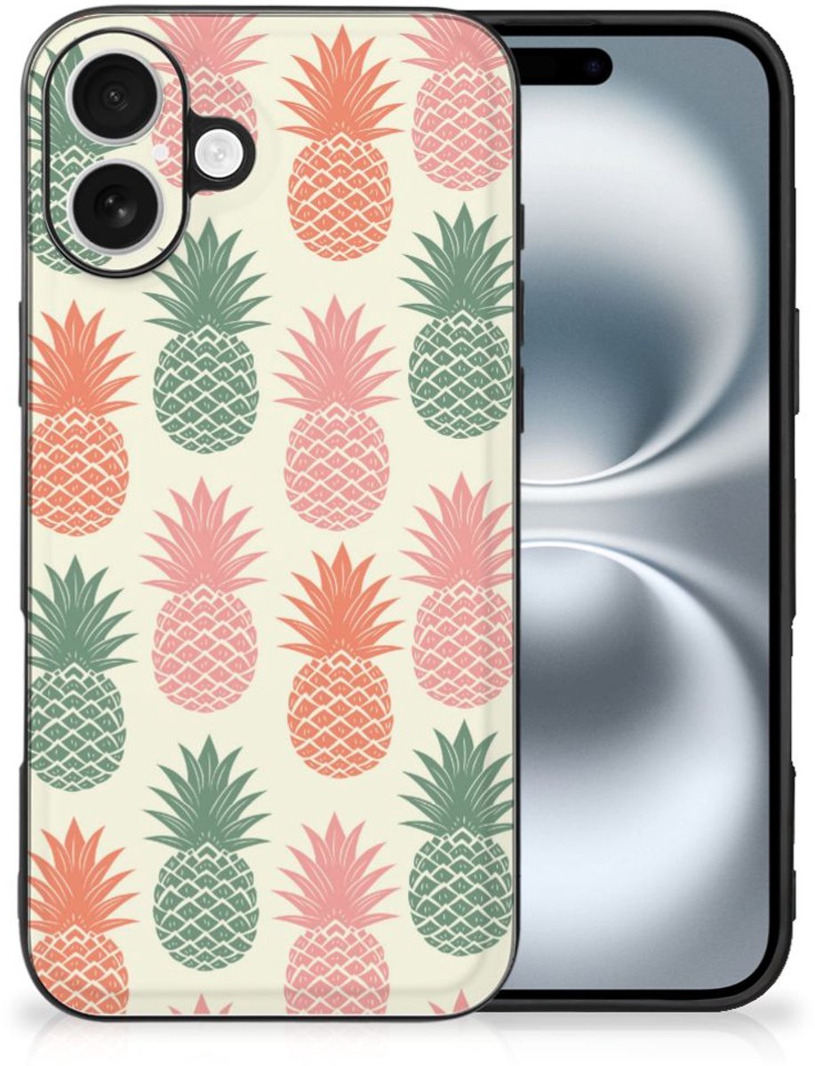 iPhone 16 Back Cover Hoesje Ananas
