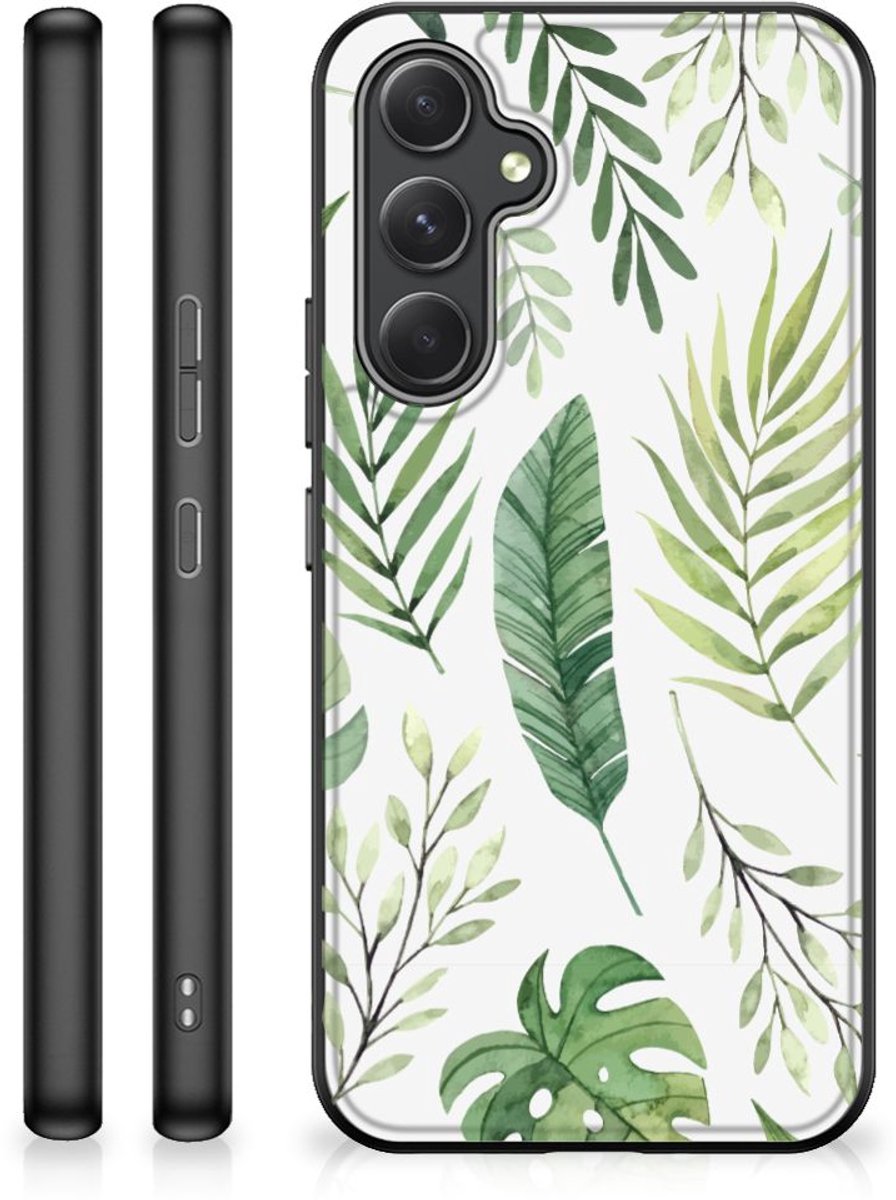Samsung Galaxy A54 Bloemen Hoesje Leaves