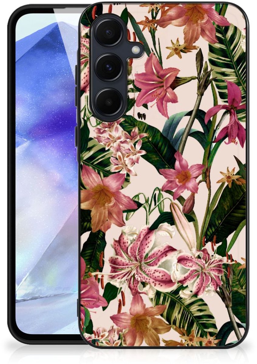 Samsung Galaxy A55 Bloemen Hoesje Flowers