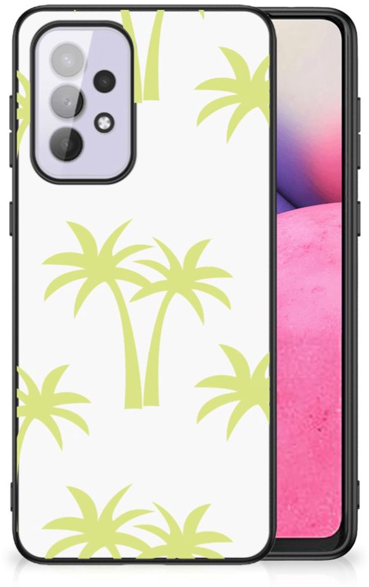 Samsung Galaxy A33 5G Bloemen Hoesje Palmtrees