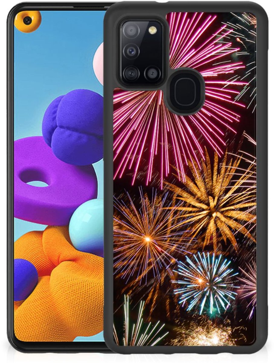 Samsung Galaxy A21s TPU Bumper Case Vuurwerk