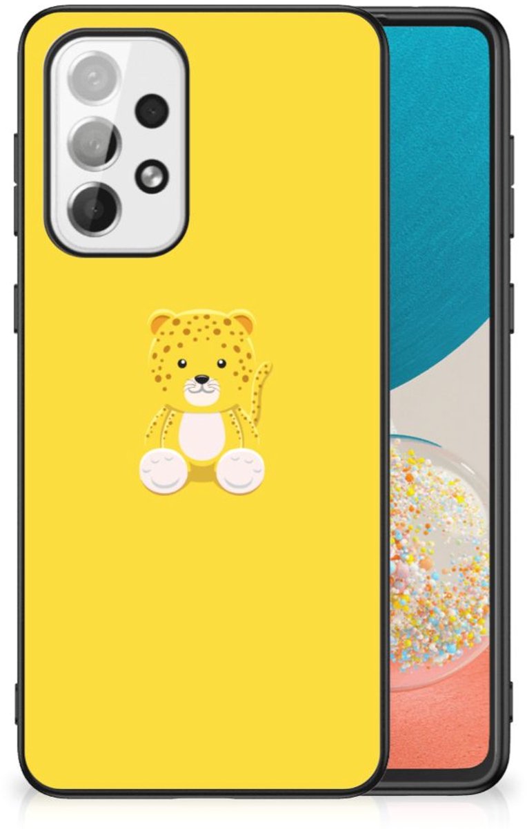 Samsung Galaxy A73 Hoesje Baby Leopard