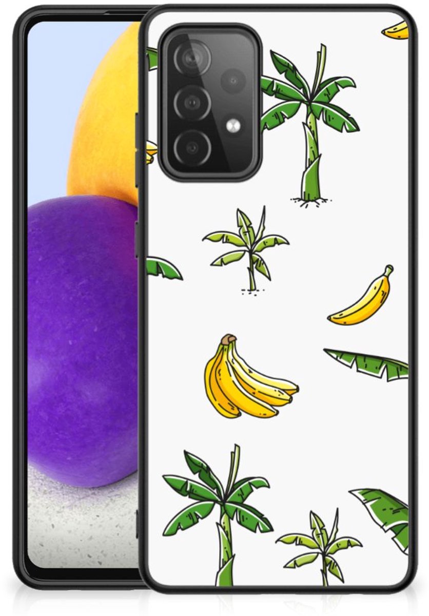 Back Cover voor Samsung Galaxy A72 (5G/4G) Bloemen Hoesje Banana Tree
