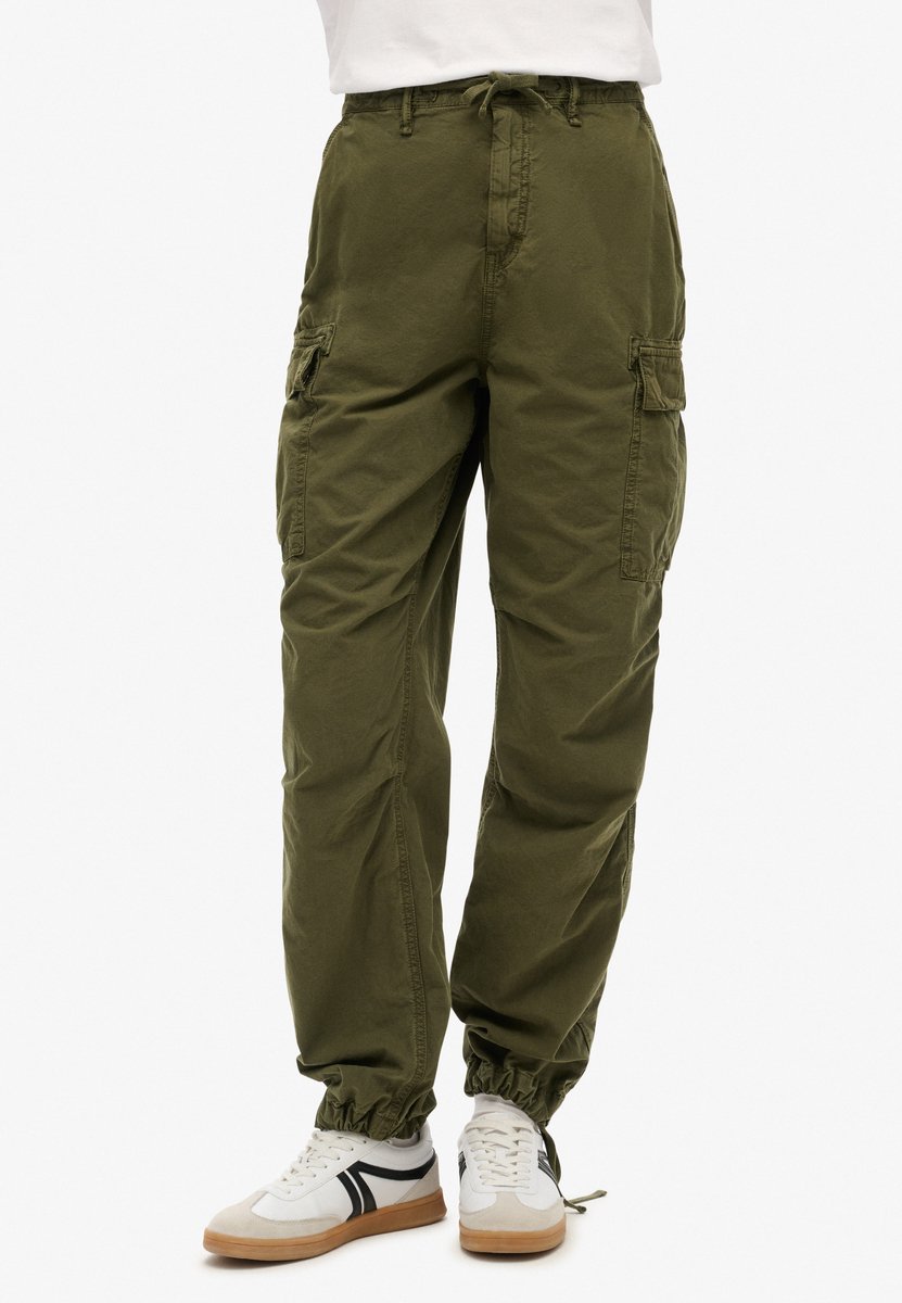 Superdry Para cargobroek met lage taille Dames Broeken Groen