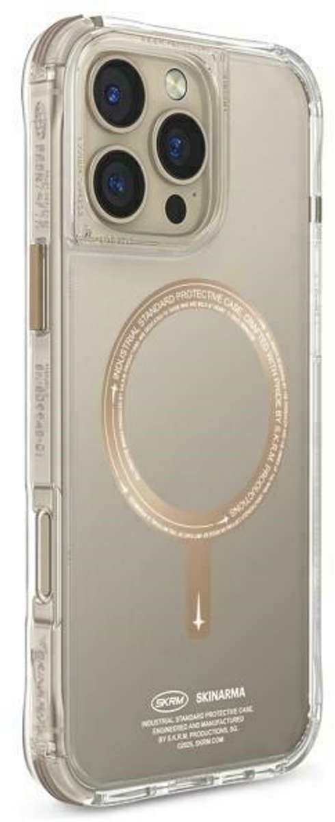 Skinarma Case Saido Voor Iphone 16 Pro 6.3 Magnetisch Opladen Champagne