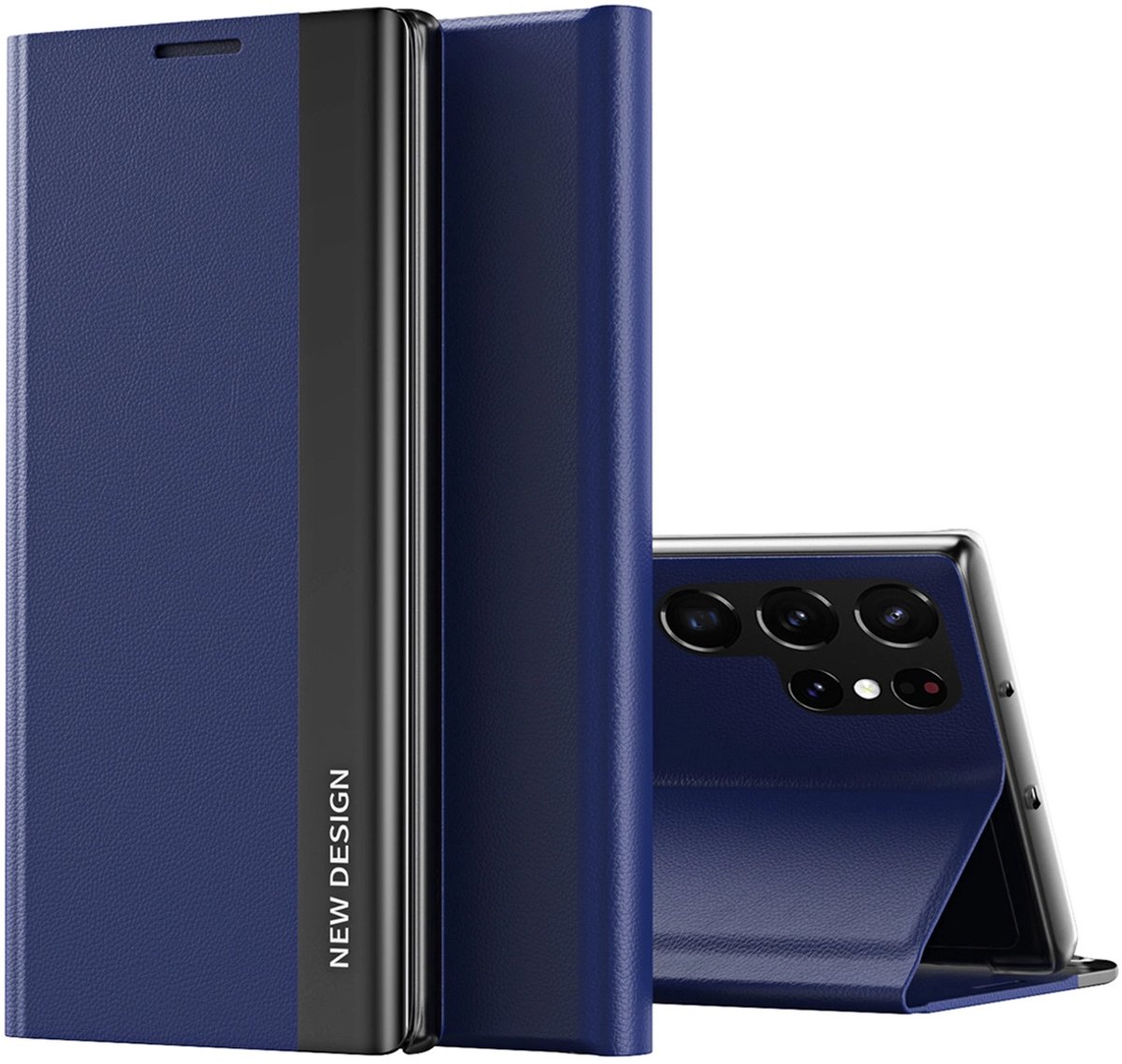 Hurtel Sleep Case Pro Case Voor Samsung Galaxy S25 Ultra Met Klep En Standaard