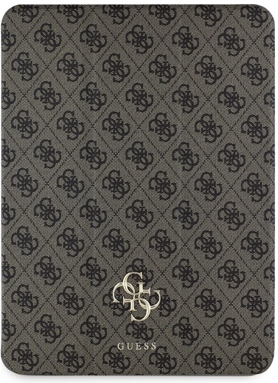 Guess iPad Pro 11 2021 Tasche Hülle Book Case Cover Saffiano Big 4G Schwarz 366