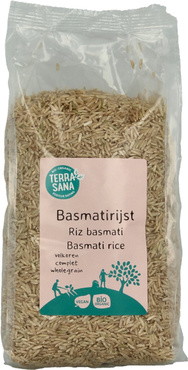 Terrasana Basmati Rijst bruin (zilvervlies rijst)