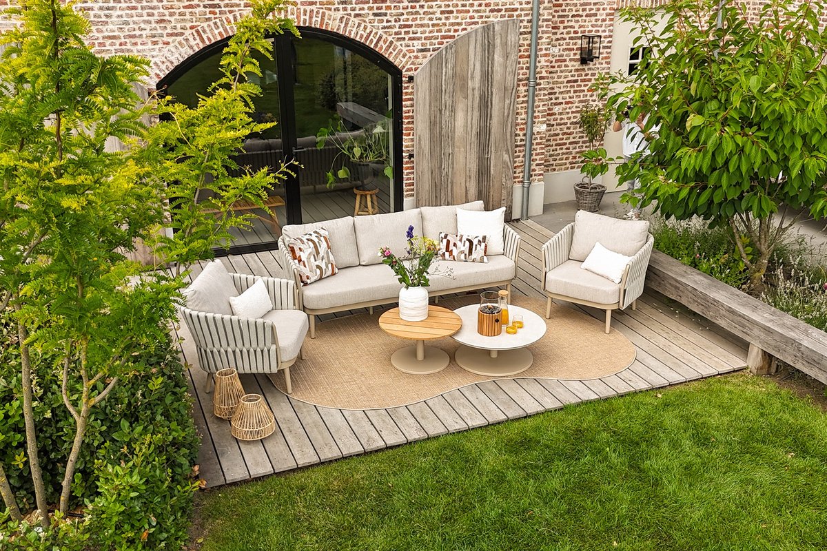 Taste by 4 Seasons Eva stoel-bank loungeset 3-delig