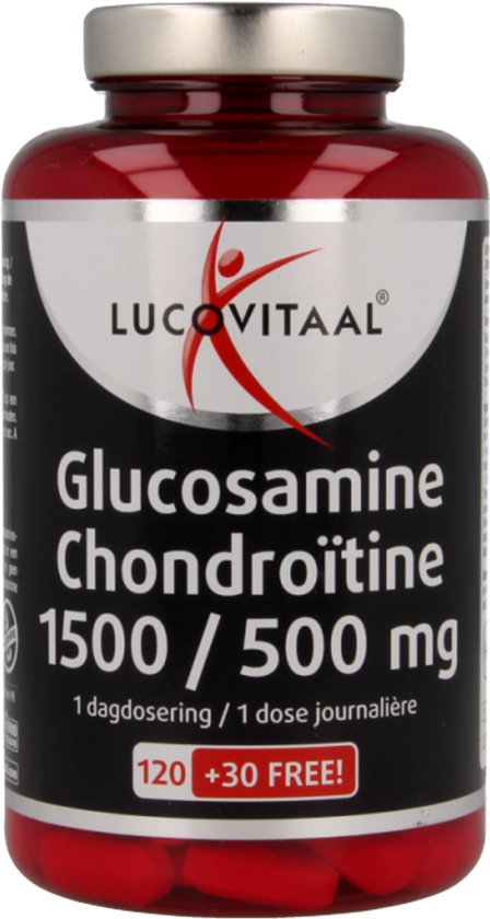 Lucovitaal Glucosamine ChondroÃ¯tine 1500/500 mg Voedingssupplement - 150 Tabletten