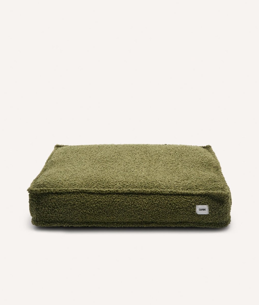 Comfortabele hondenmand van fleece – Groen – Zacht, wasbaar, afritsbaar & anti-slip – Cuadra