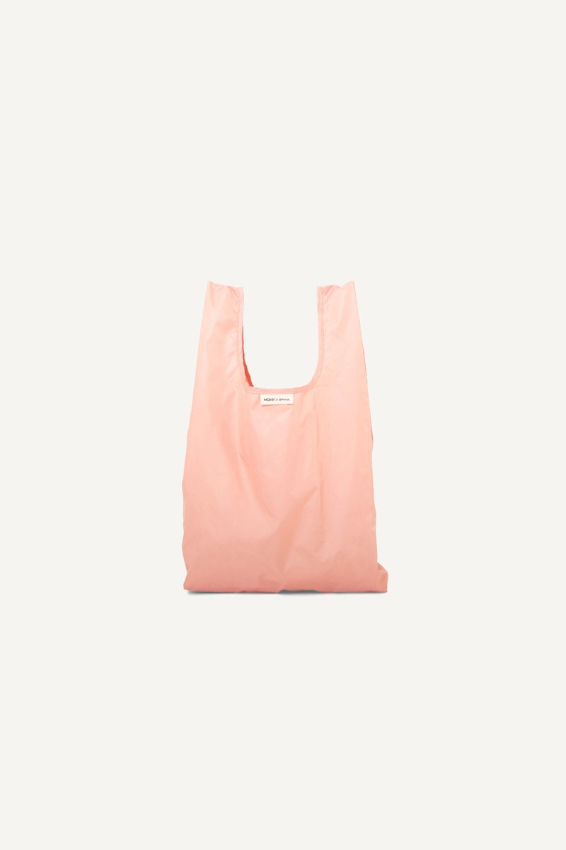 Monk bag • Shopper • Nylon • Soft Pink - 30 x 55 cm
