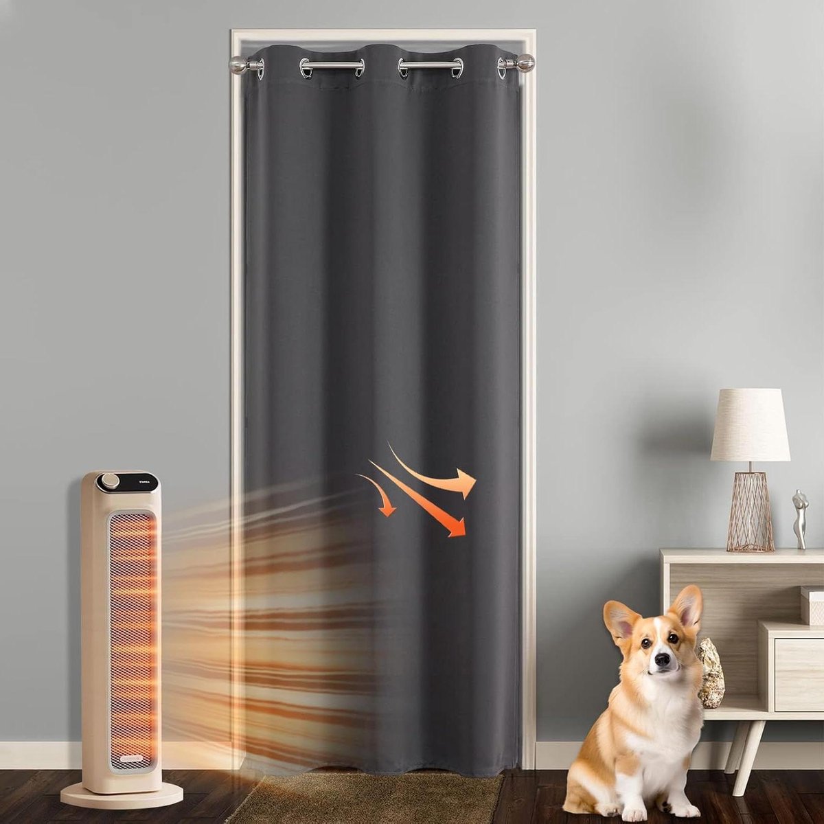 JGS Premium - Verduisteringsgordijn voor moderne slaapkamer en woonkamer - Thermo gordijn met ogen - 1 stuk Any