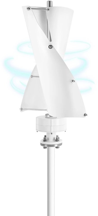 Foto: Verticale windturbine windgenerator duurzame energie 100w ip67 waterdicht stil met minder dan 62db