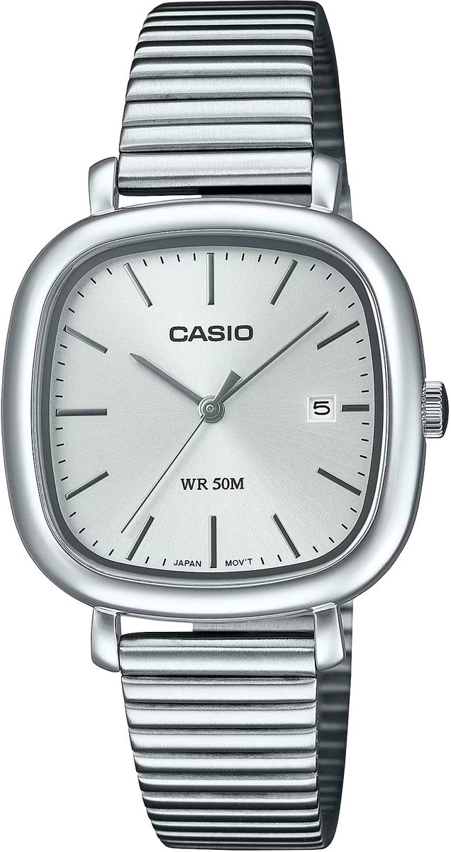 Casio Casio Collection LTP-B166D-7AVEF Horloge - Staal - Zilverkleurig - Ø 30 mm