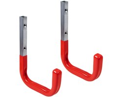 GedoTec wandhaken, met rubberen coating, rode apparaathouders