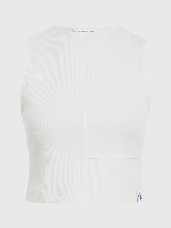 Calvin Klein - Topje - Maat M - Vrouwen - wit - katoen
