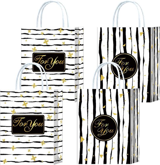 Thepaperbagstore 25 Zilver Kleine Papieren Feesttassen met Handvatten
